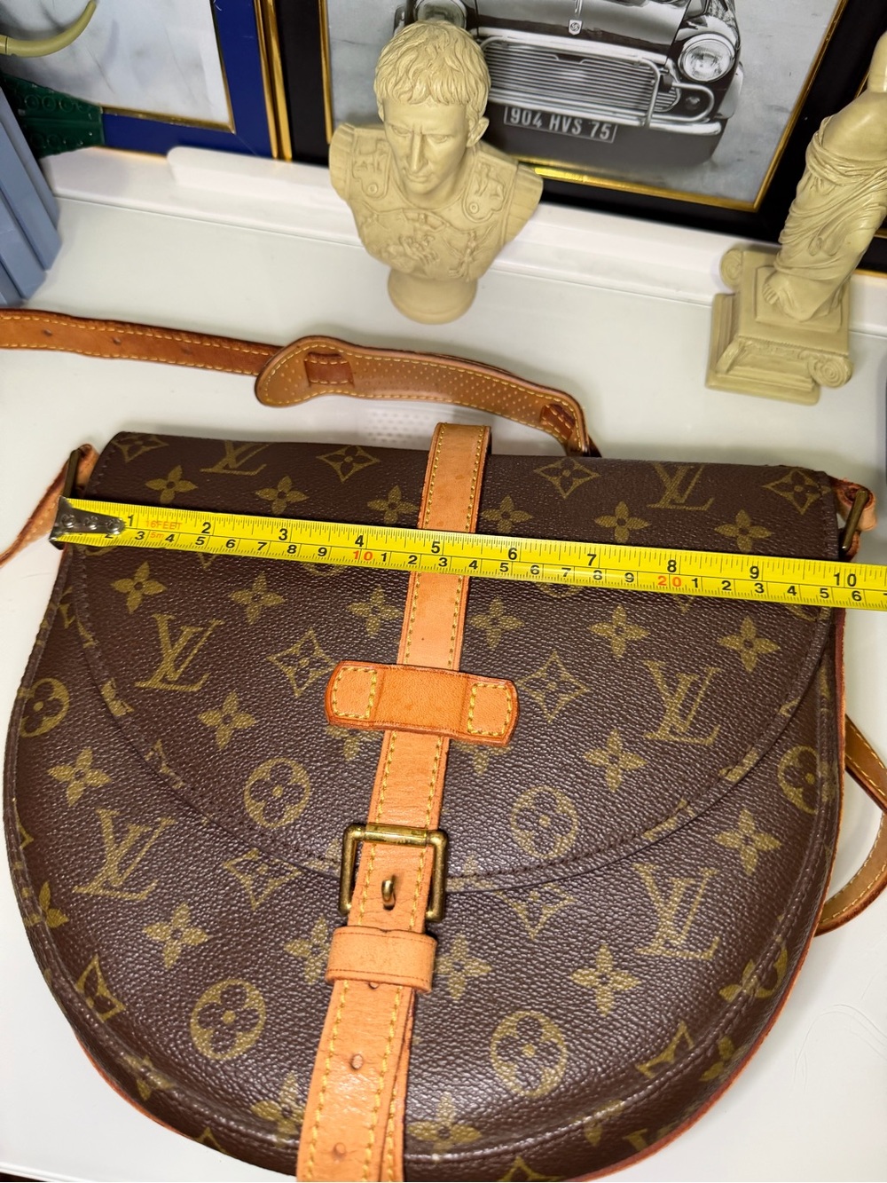 Louis Vuitton Monogram Canvas Crossbody Bag in Brown - Picture 13 of 16